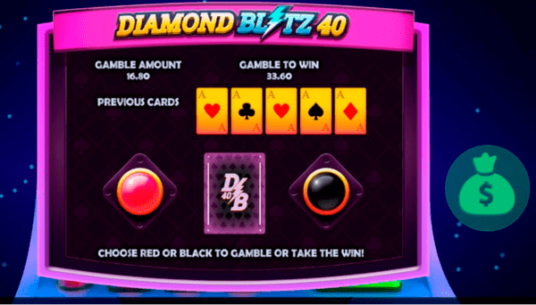 Diamond Blitz 40 slot risk game